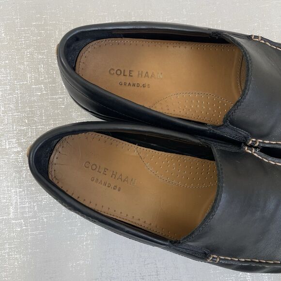 Cole Haan Men\'s Black Leather Driver Loafers Dress Comfort Shoes Size 10.5 M main image 12